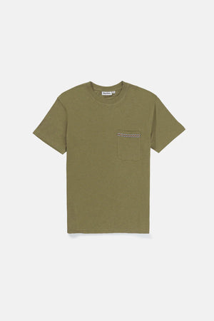 Rhythm Linen SS T-Shirt Olive