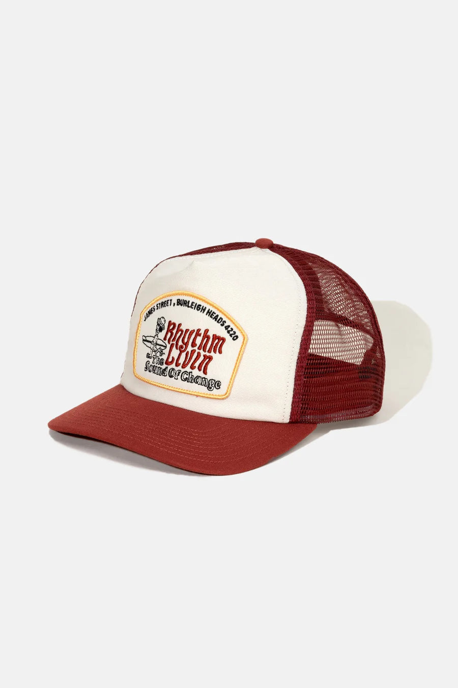 Rhythm Pathway Trucker Cap Red
