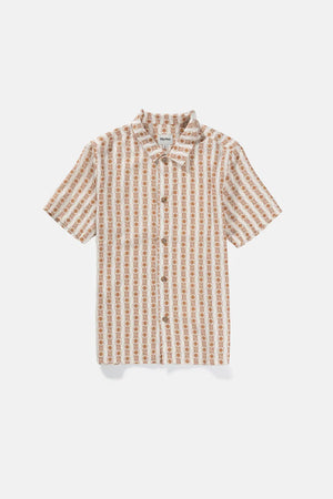 Rhythm Tile Stripe SS Shirt Natural