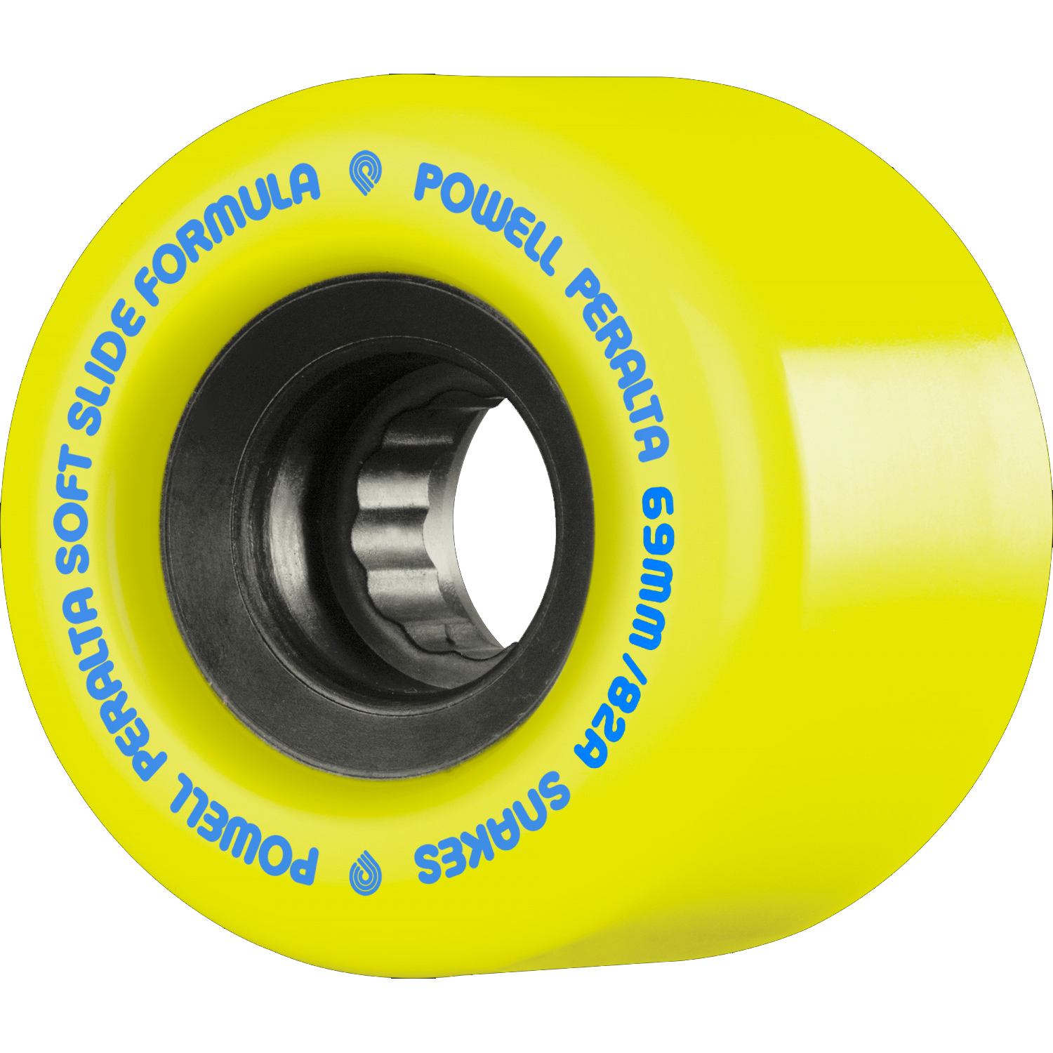 Powell Peralta Snakes Skateboard Wheels 66mm 75a 4pk Yellow