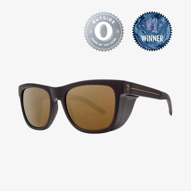 Electric JJF12 Sunglasses Matte Black/Bronze Polar Pro - SantoLoco Hawaii