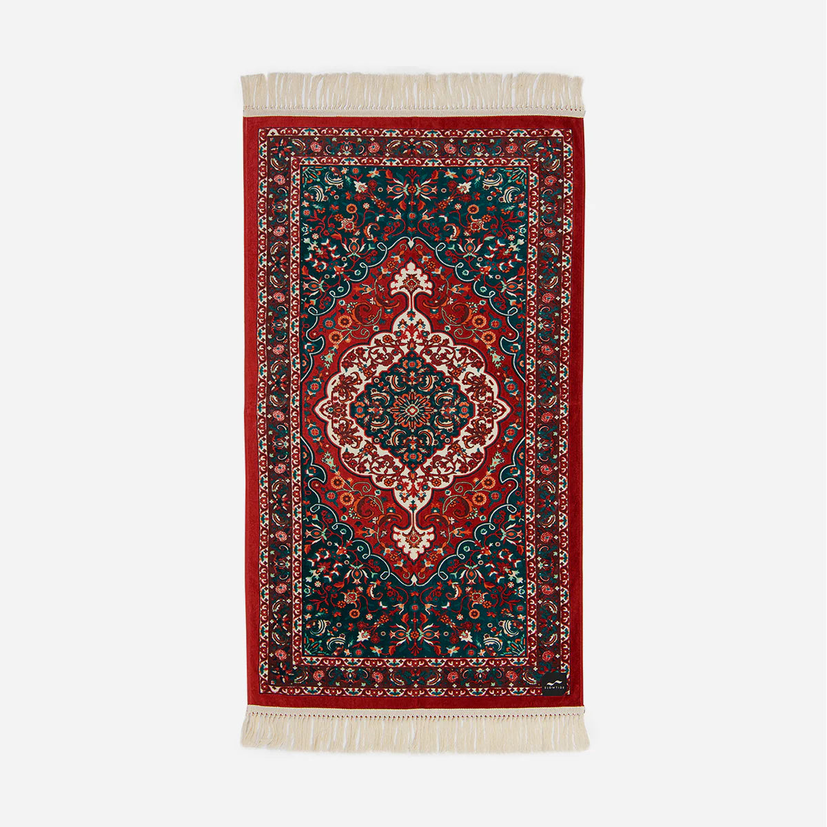 Slowtide Haven Beach Towel Red