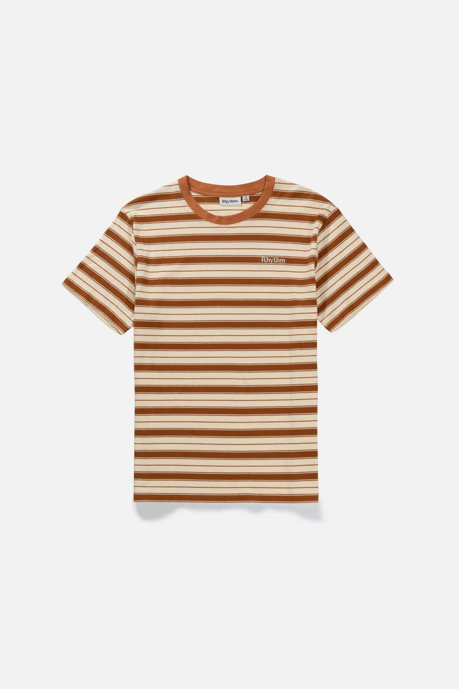 Rhythm Everyday Stripe SS T-Shirt Cedar