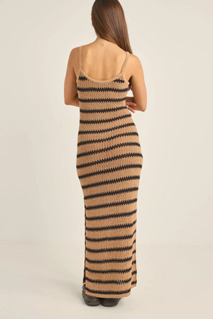 Rhythm Stripe Knit Maxi Dress