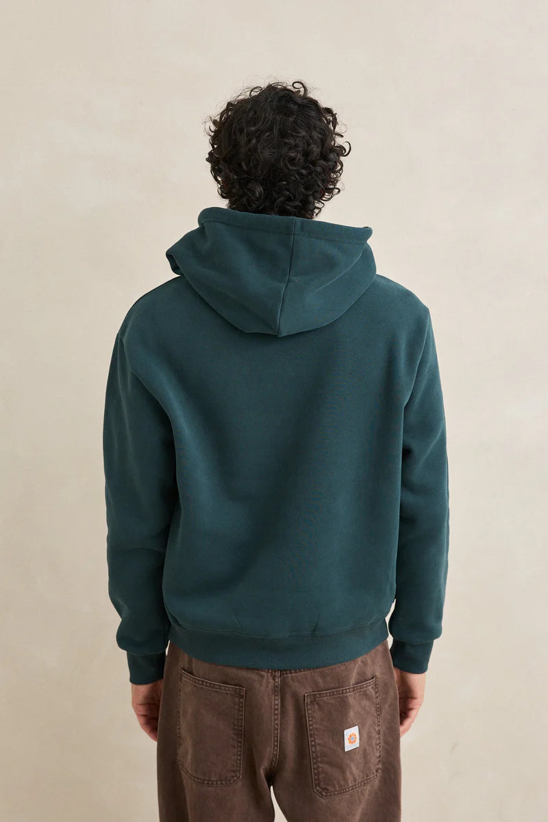 Rhythm Applique Fleece Hood - Dark Pine