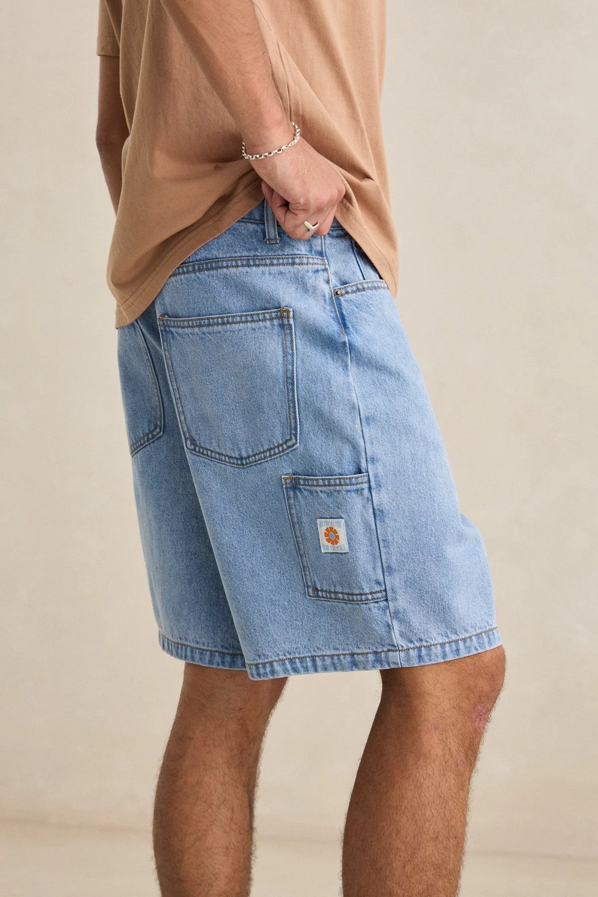Rhythm Toby Denim Short - Stone Wash