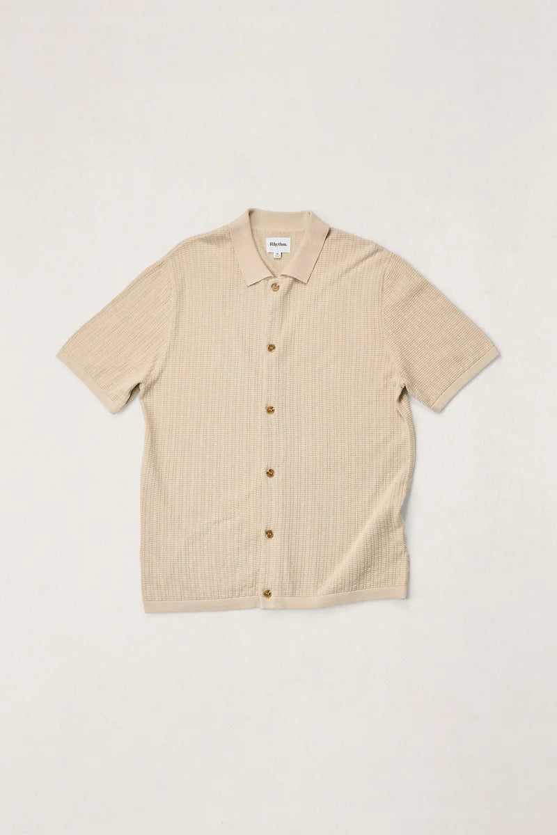 Rhythm Textured Knit Short Sleeve Shirt