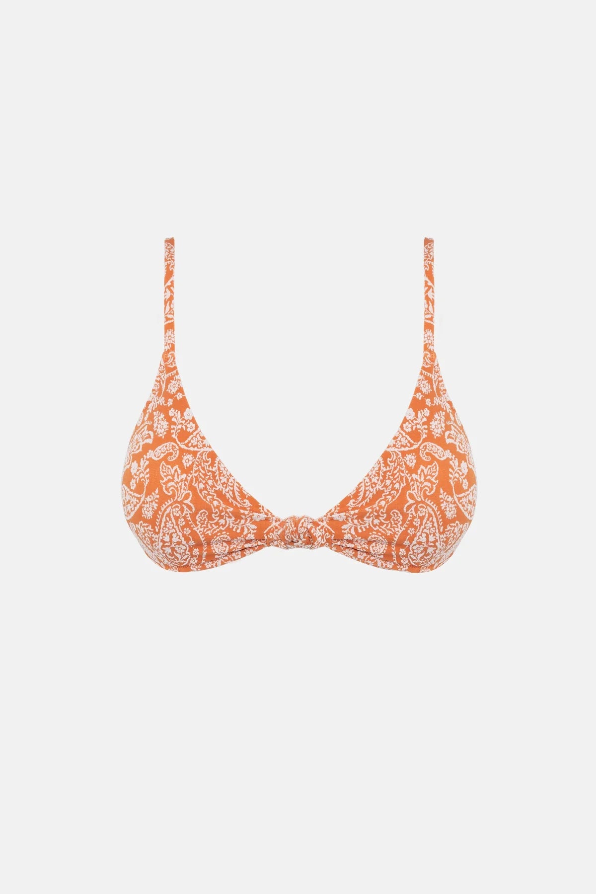 Rhythm Paisley Top - Orange Swim Tops - Bralette Swimsuit Top - Lulus