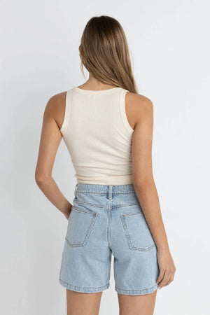 Rhythm Solitude Tank White