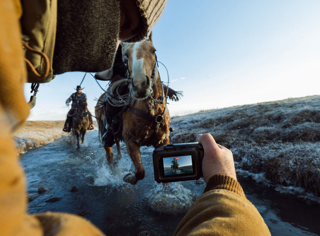 GoPro MISSION 1 PRO in use