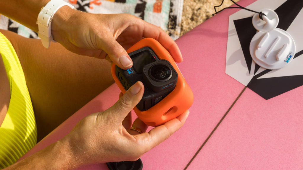 Mounting GoPro with Floaty to surfboard
