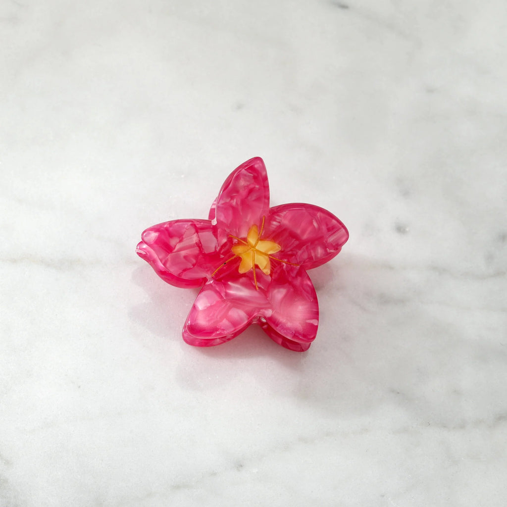 Small Plumeria Flower Hair Clip