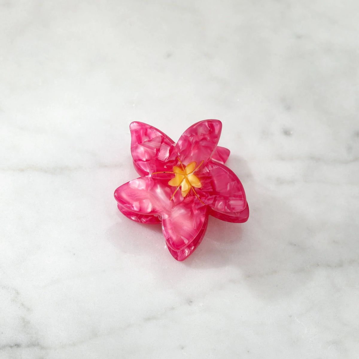 Small Plumeria Flower Hair Clip