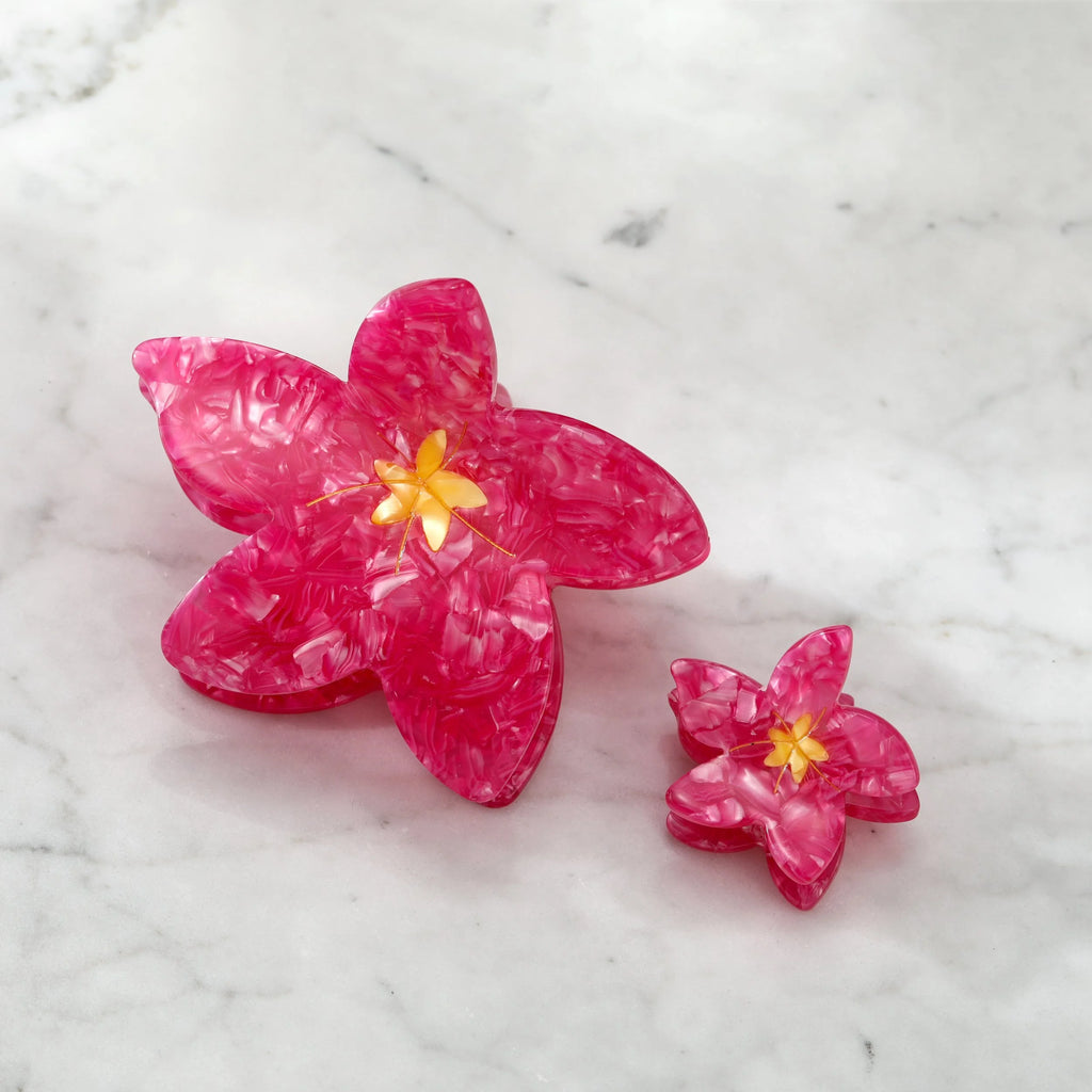 Large Plumeria Flower Hair Clip
