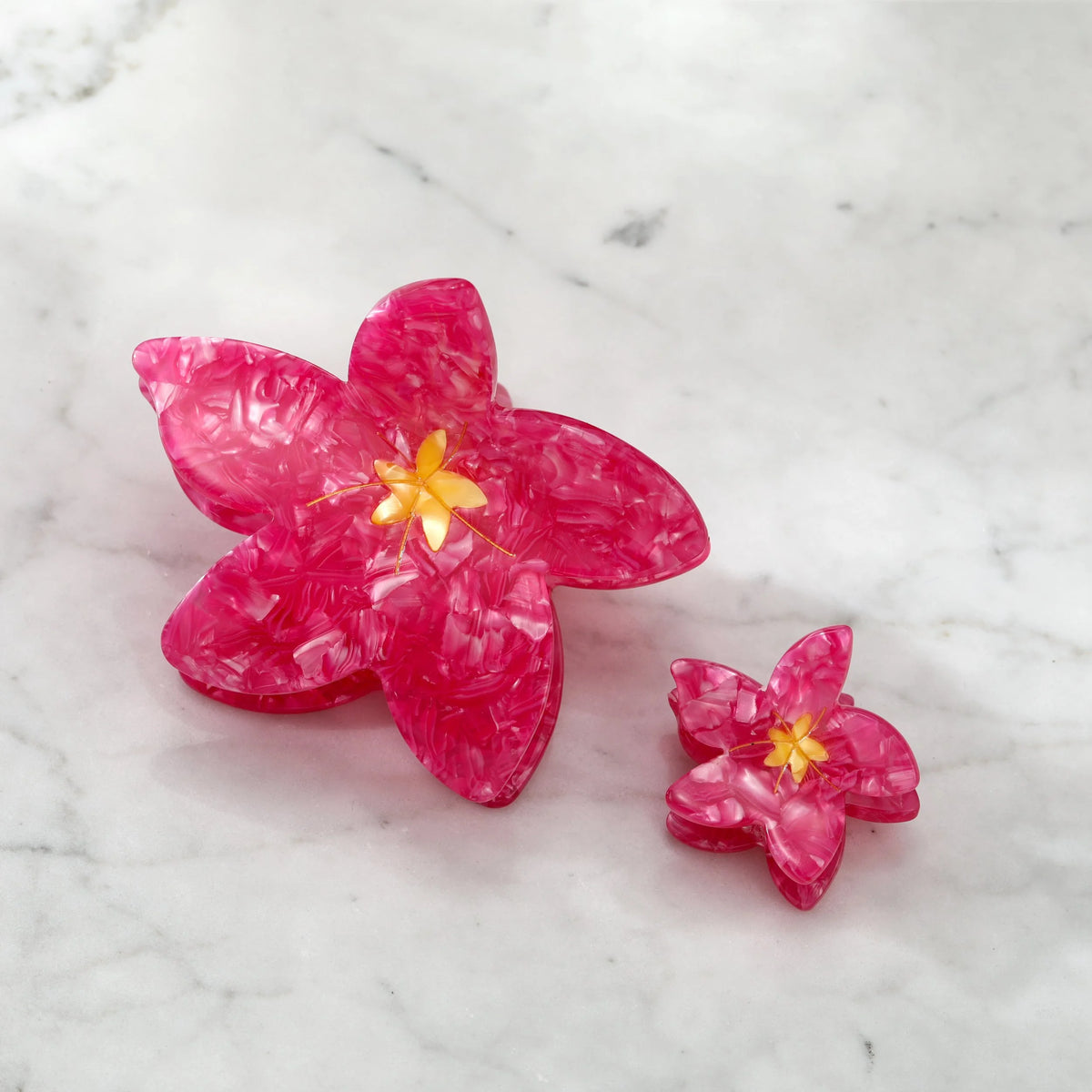 Large Plumeria Flower Hair Clip