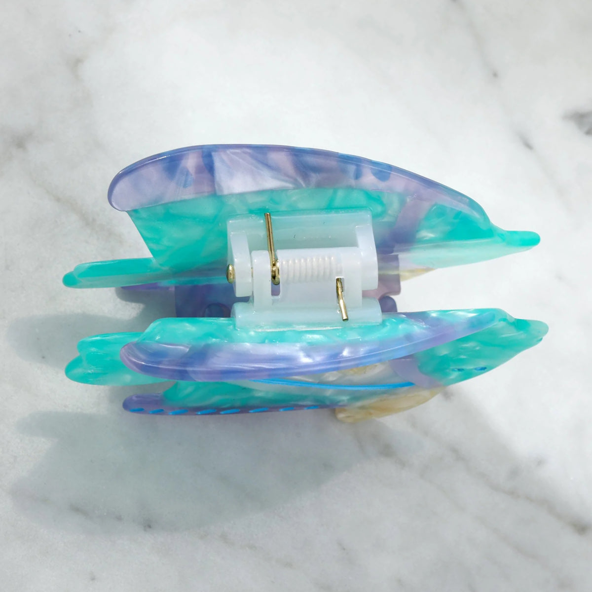 Reef Fish Large Hair Clip, Seafoam