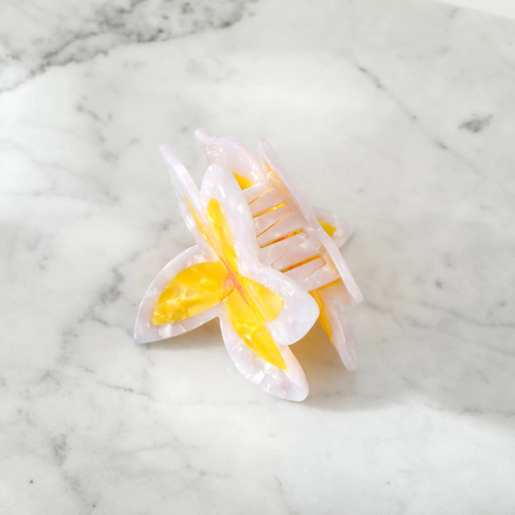 Large Plumeria Flower Hair Clip
