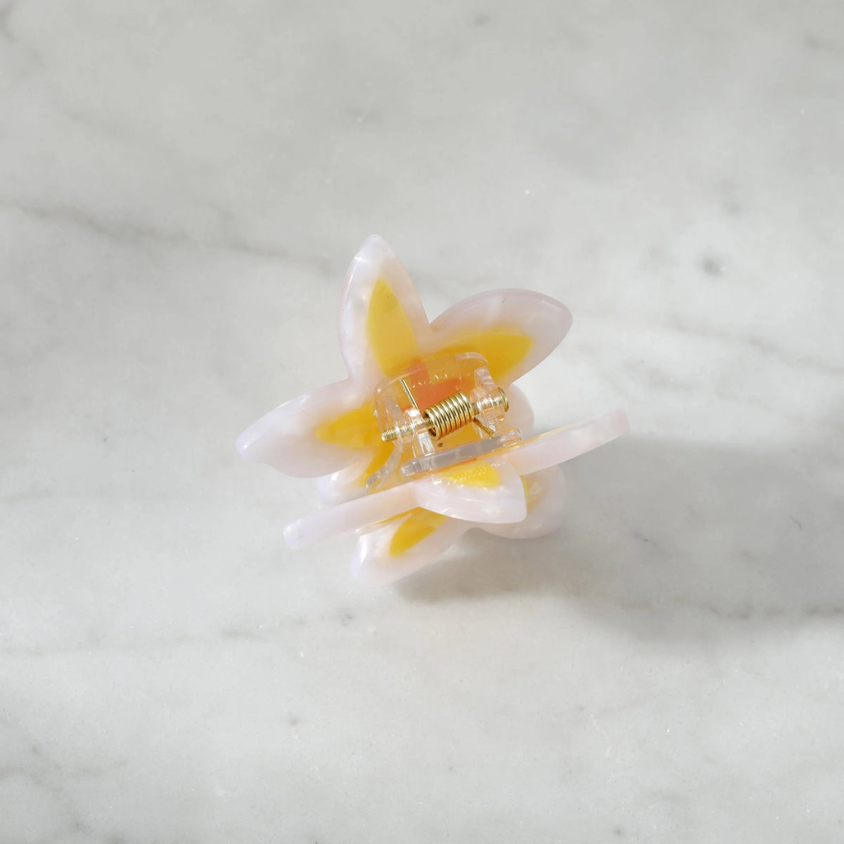 Small Plumeria Flower Hair Clip
