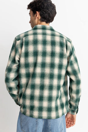 Rhythm Flannel Long Sleeve Flannel Green