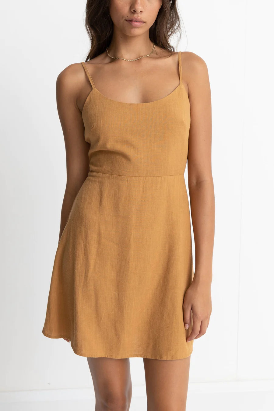 Rhythm Brigette Mini Dress Tan