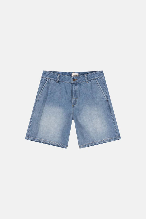 Rhythm Denim Essential Short Worn Indigo