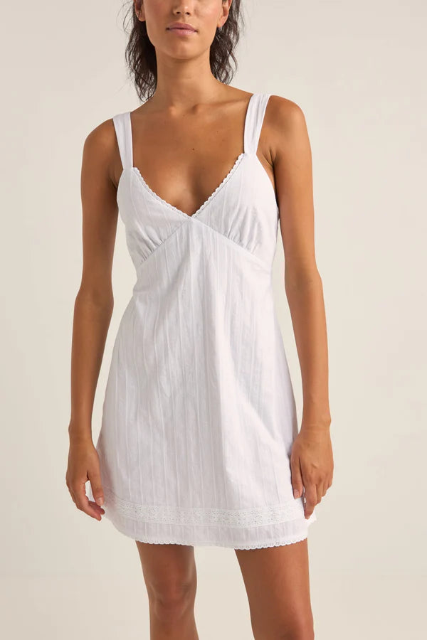 Rhythm Brighton Mini Dress White SantoLoco Hawaii Rhythm Brighton Mini Dress White SantoLoco Hawaii
