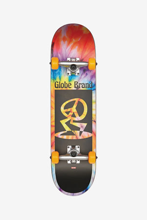 Globe Kids Peace Man Mid 7.6 Spiral Dye