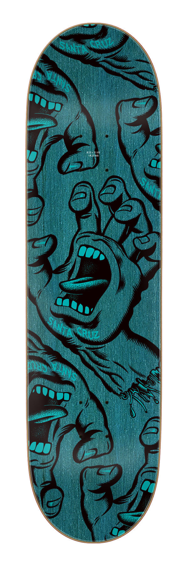 Santa Cruz Crowded Hand 8.25 Deck