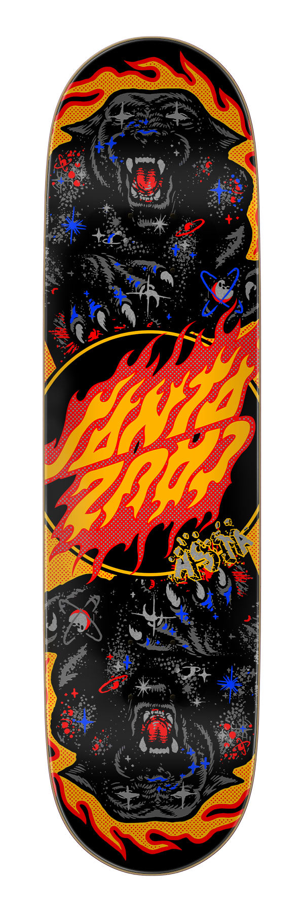 Santa Cruz Asta Cosmic Cat Twin Pro 8.2 Deck