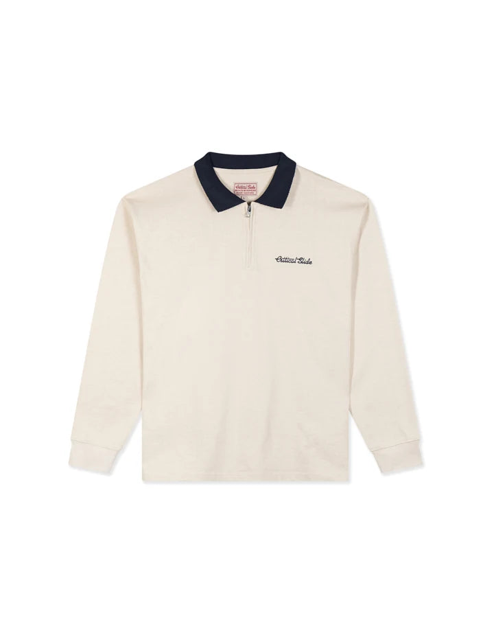 TCSS Sun Cured 1/4 Zip Rugby Ecru
