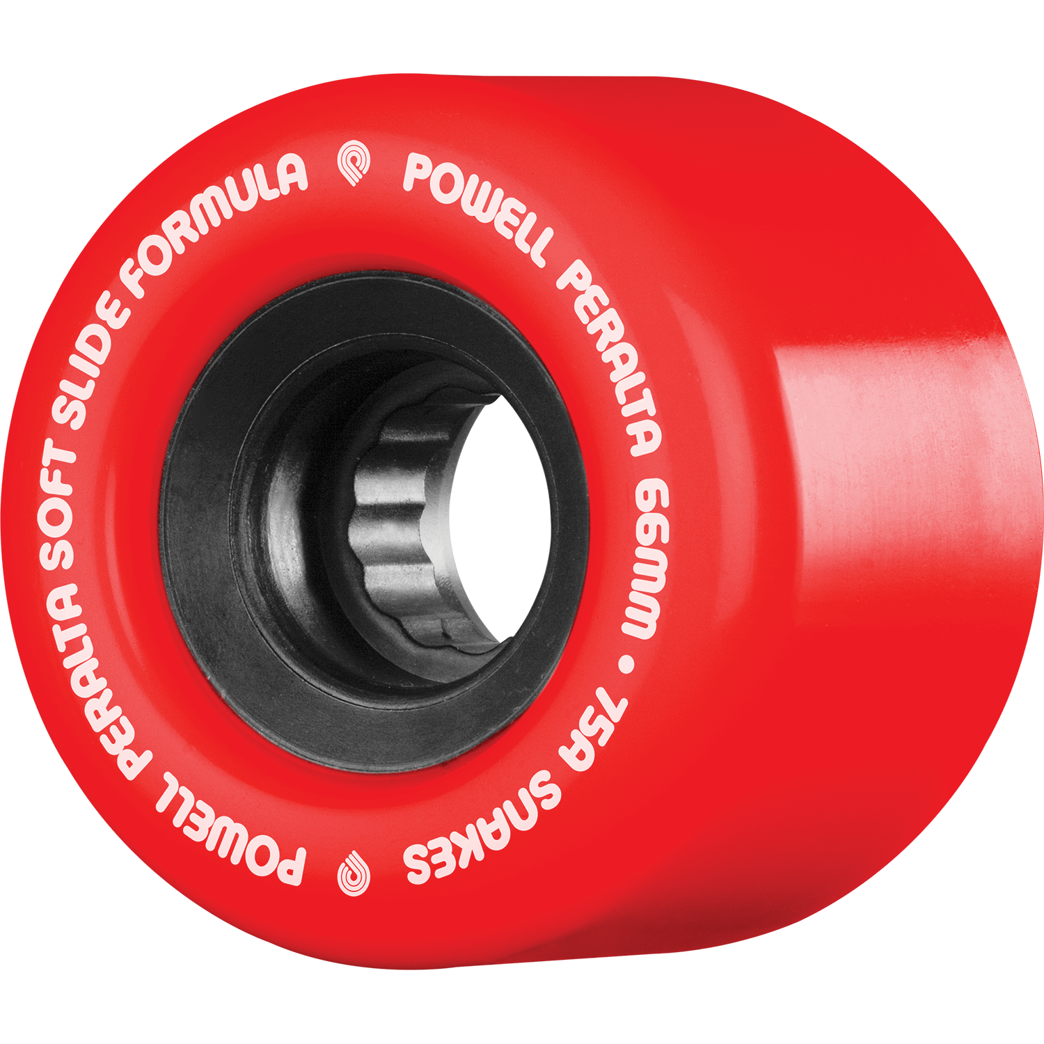 Powell Peralta Snakes Skateboard Wheels 66mm 75a 4pk Red