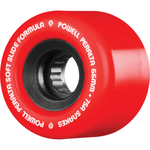 Powell Peralta Snakes Skateboard Wheels 66mm 75a 4pk Red