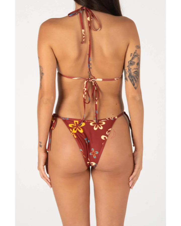Inner Relm CheeckyGal Bottoms Maroon Flower