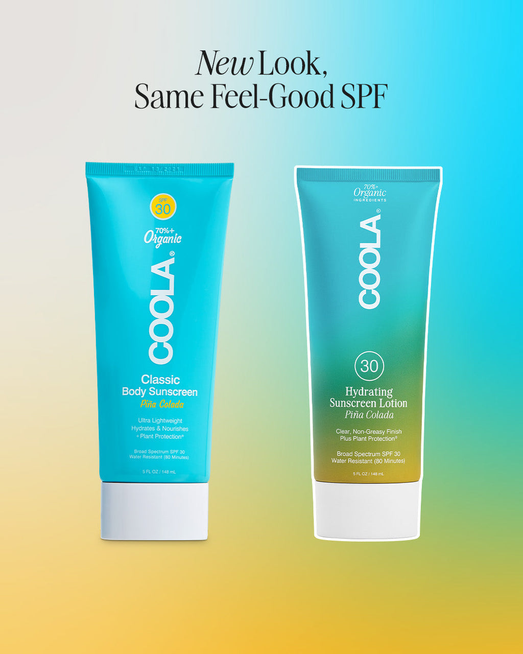 COOLA Hydrating Sunscreen Lotion SPF 30 Piña Colada 5 oz