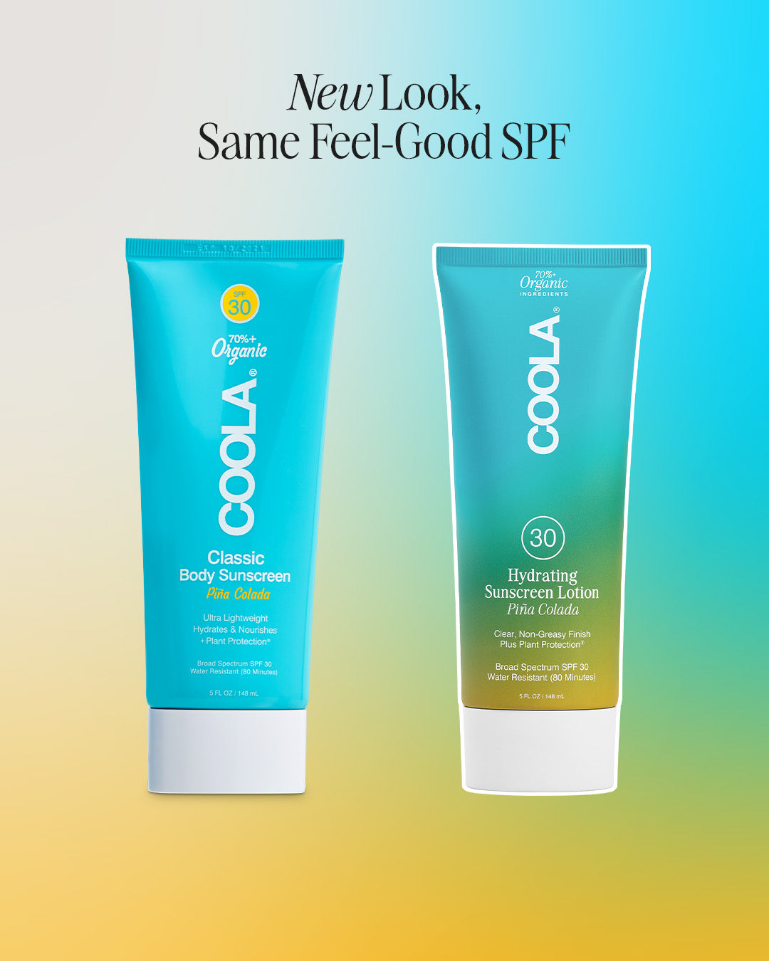 COOLA Hydrating Sunscreen Lotion SPF 30 Piña Colada 5 oz