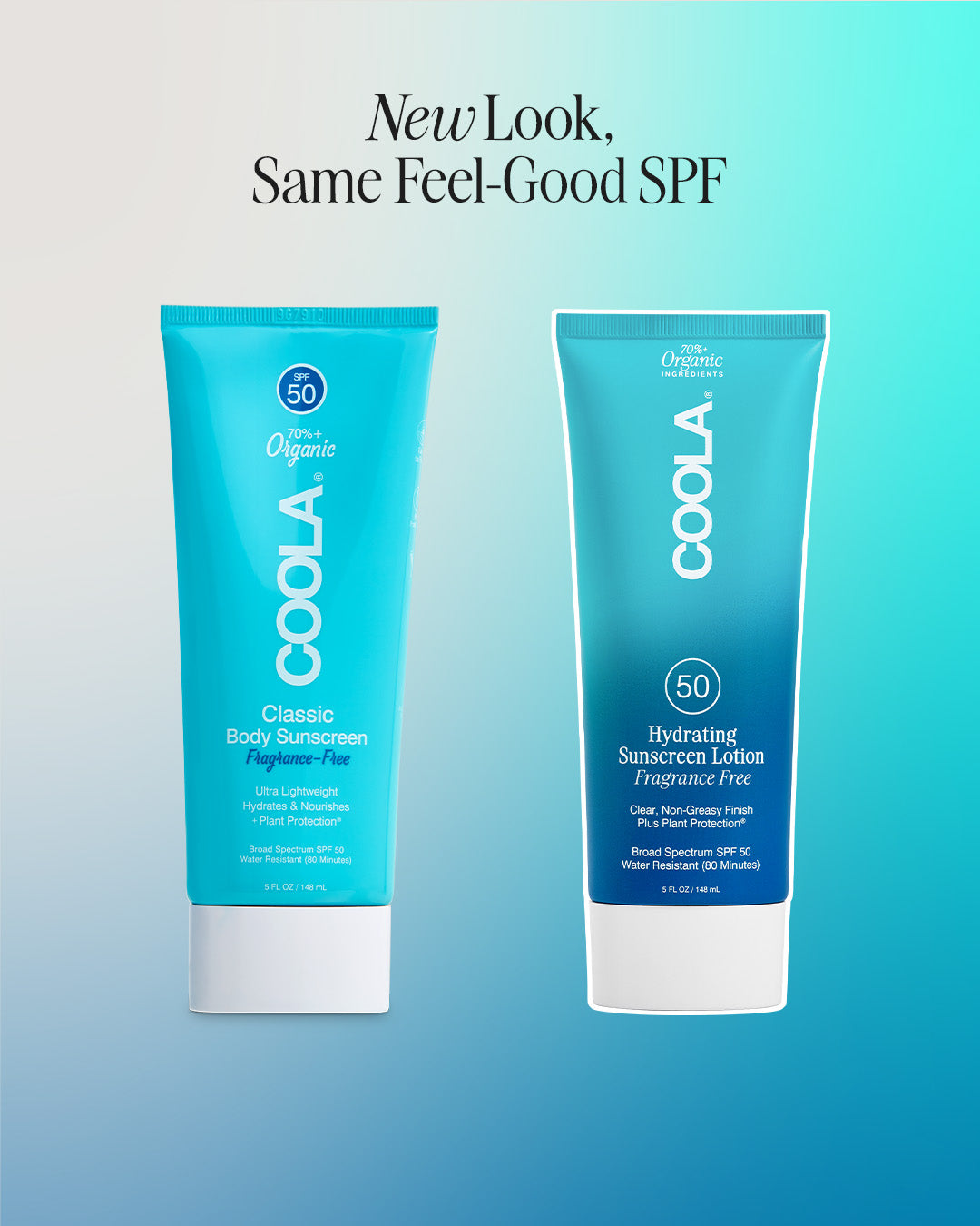 COOLA Hydrating Sunscreen Lotion SPF 50 Fragrance Free 5 oz