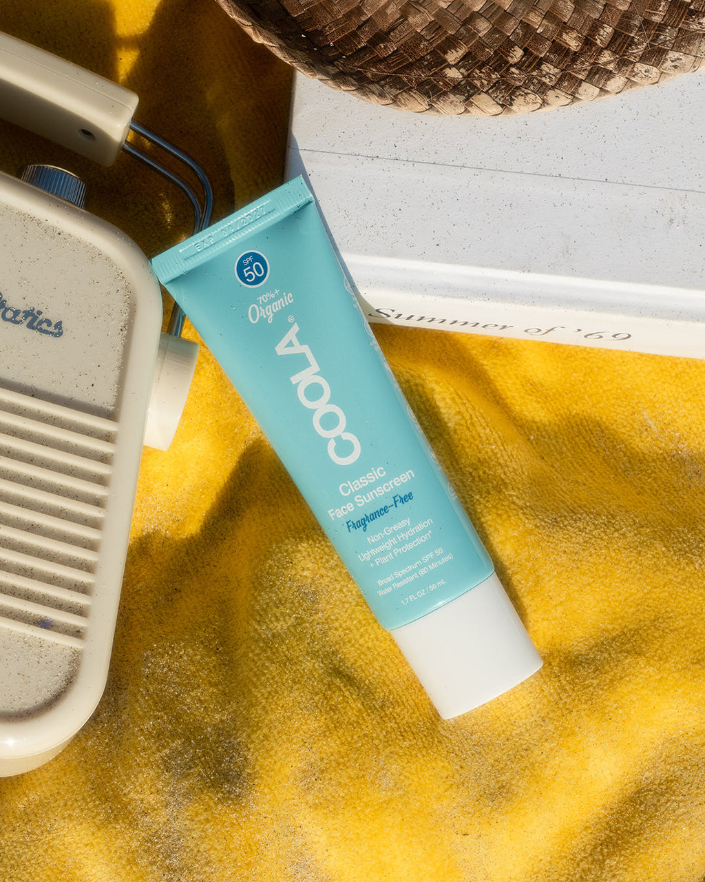 COOLA Face Sunscreen Lotion SPF 50 Fragrance Free 1.7 oz