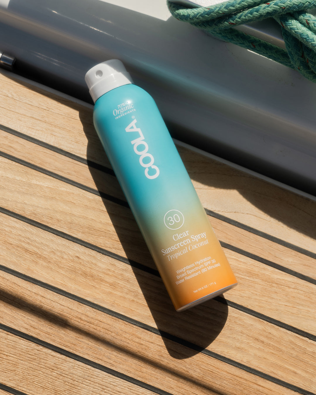 COOLA Clear Sunscreen Spray SPF 30 Tropical Coconut 2 oz