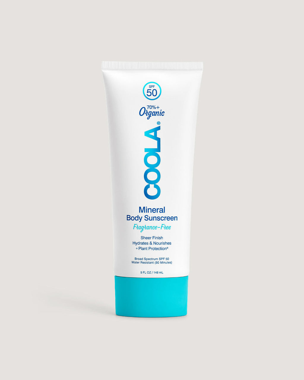 COOLA Mineral Zinc Oxide Sunscreen Lotion SPF 50 Fragrance Free 3.4 oz