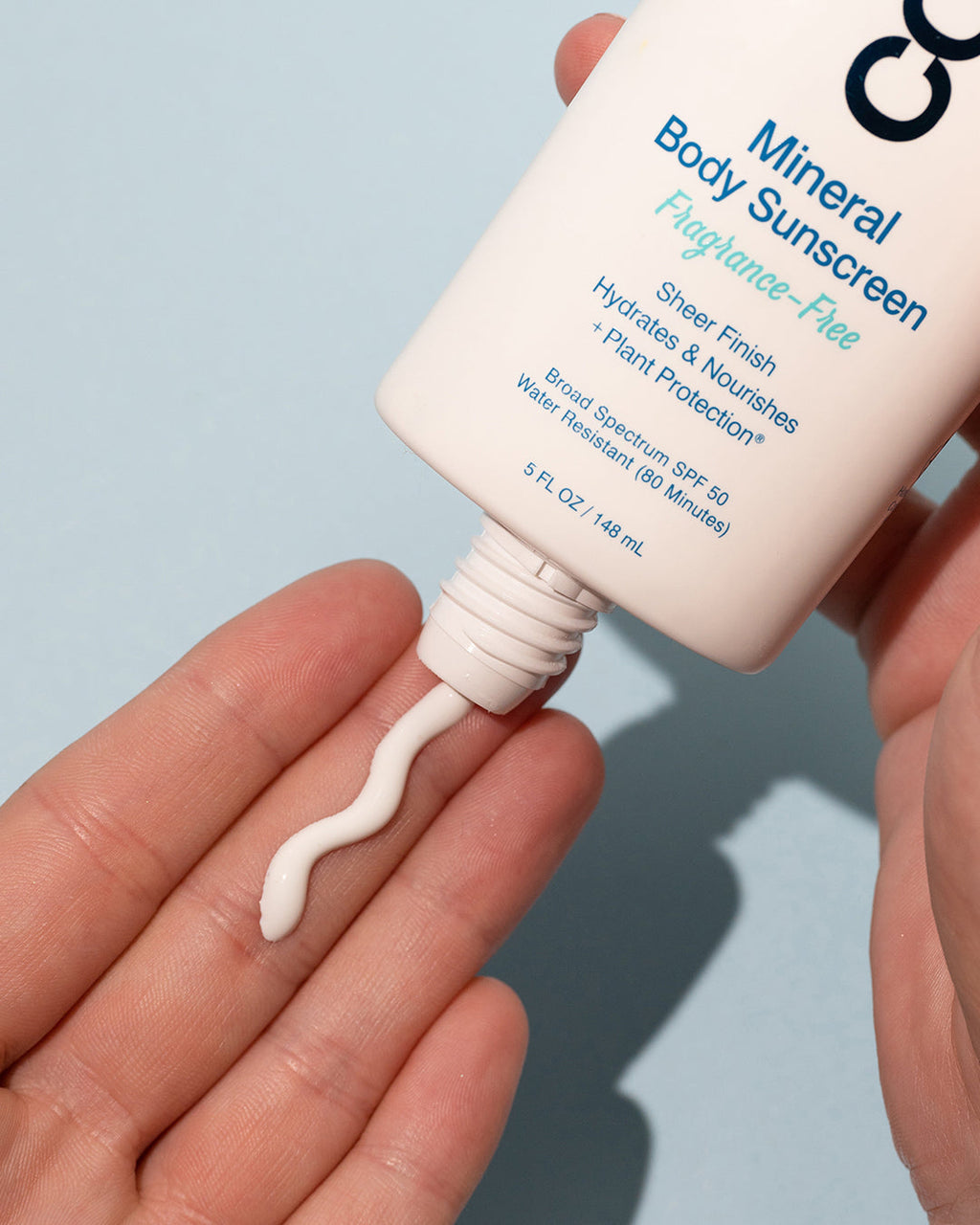 COOLA Mineral Zinc Oxide Sunscreen Lotion SPF 50 Fragrance Free 3.4 oz