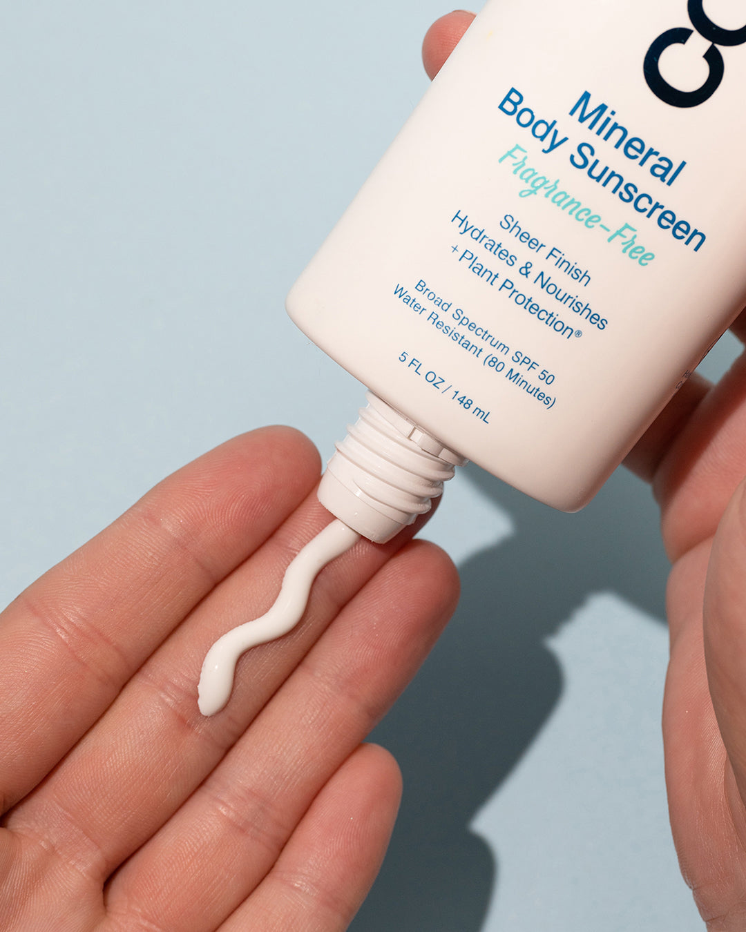 COOLA Mineral Zinc Oxide Sunscreen Lotion SPF 50 Fragrance Free 3.4 oz