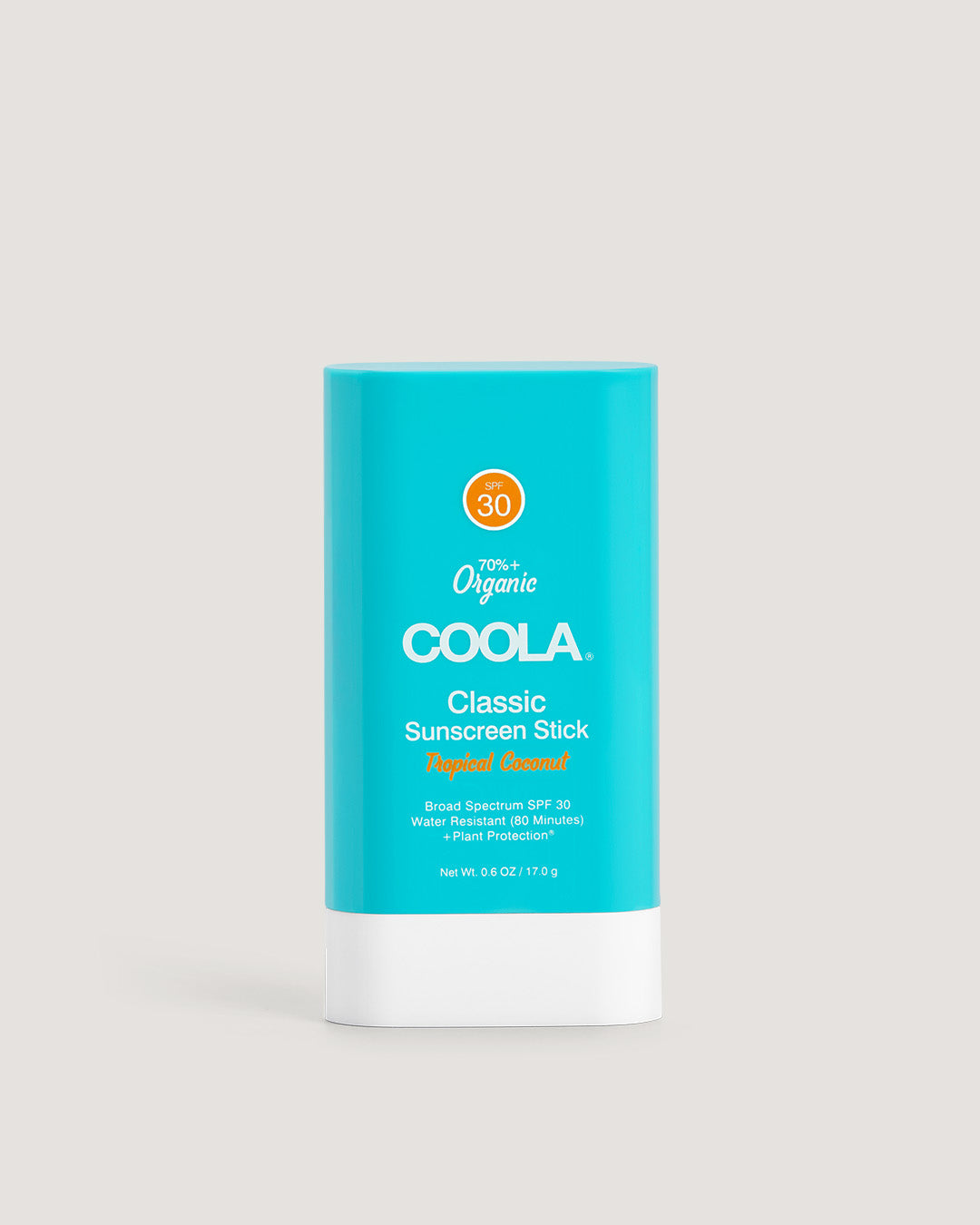 COOLA Clear Sunscreen Stick SPF 30 Tropical Coconut