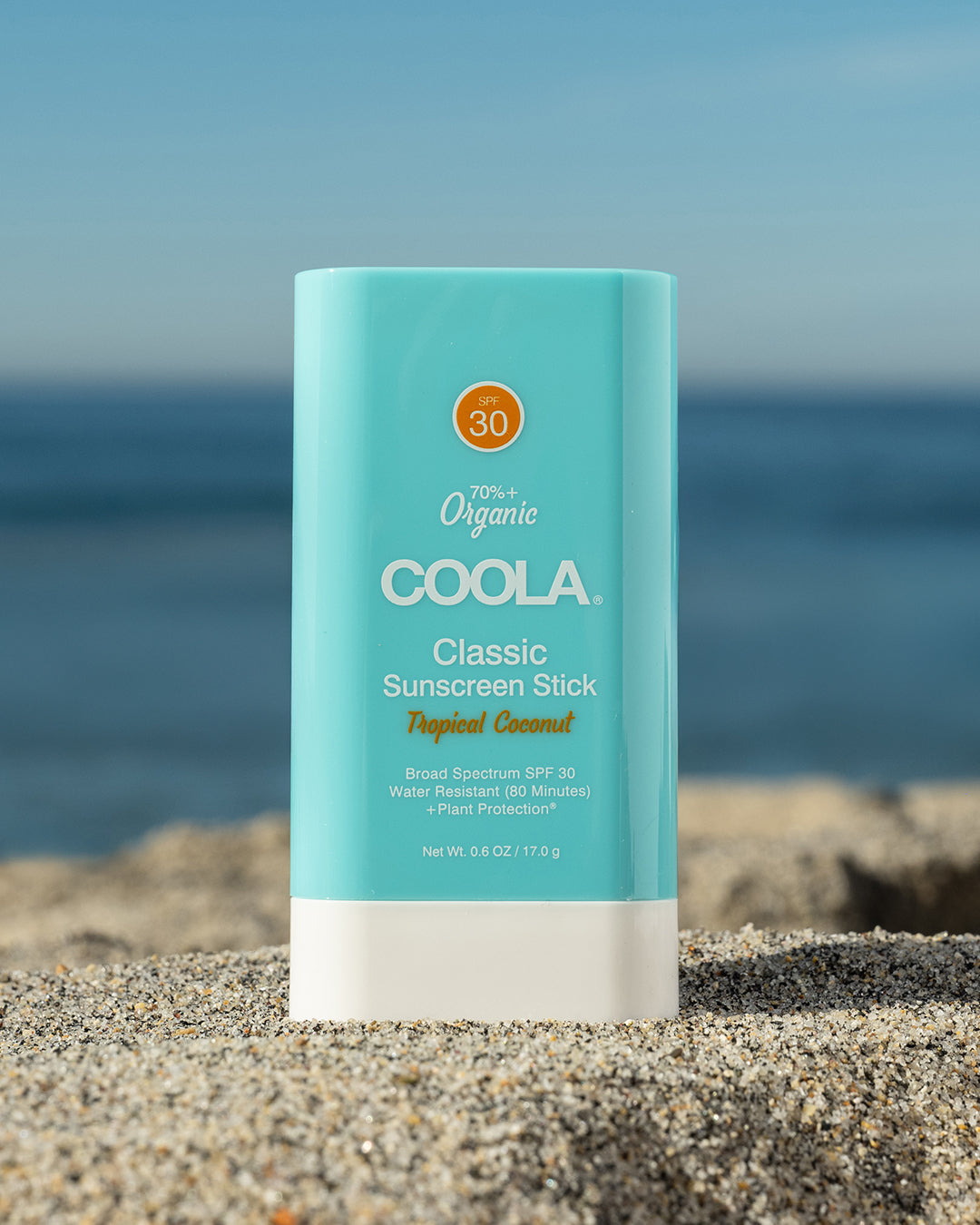 COOLA Clear Sunscreen Stick SPF 30 Tropical Coconut