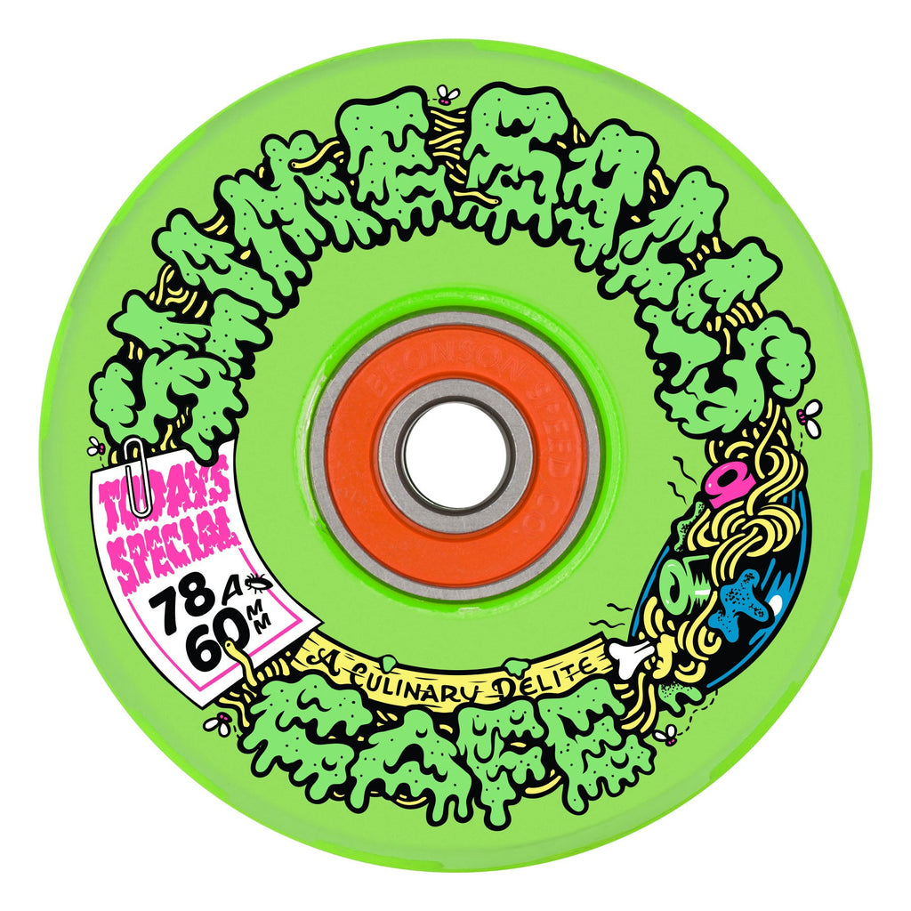 Slime Balls 60mm SB Cafe Light Ups 78a Wheels Green