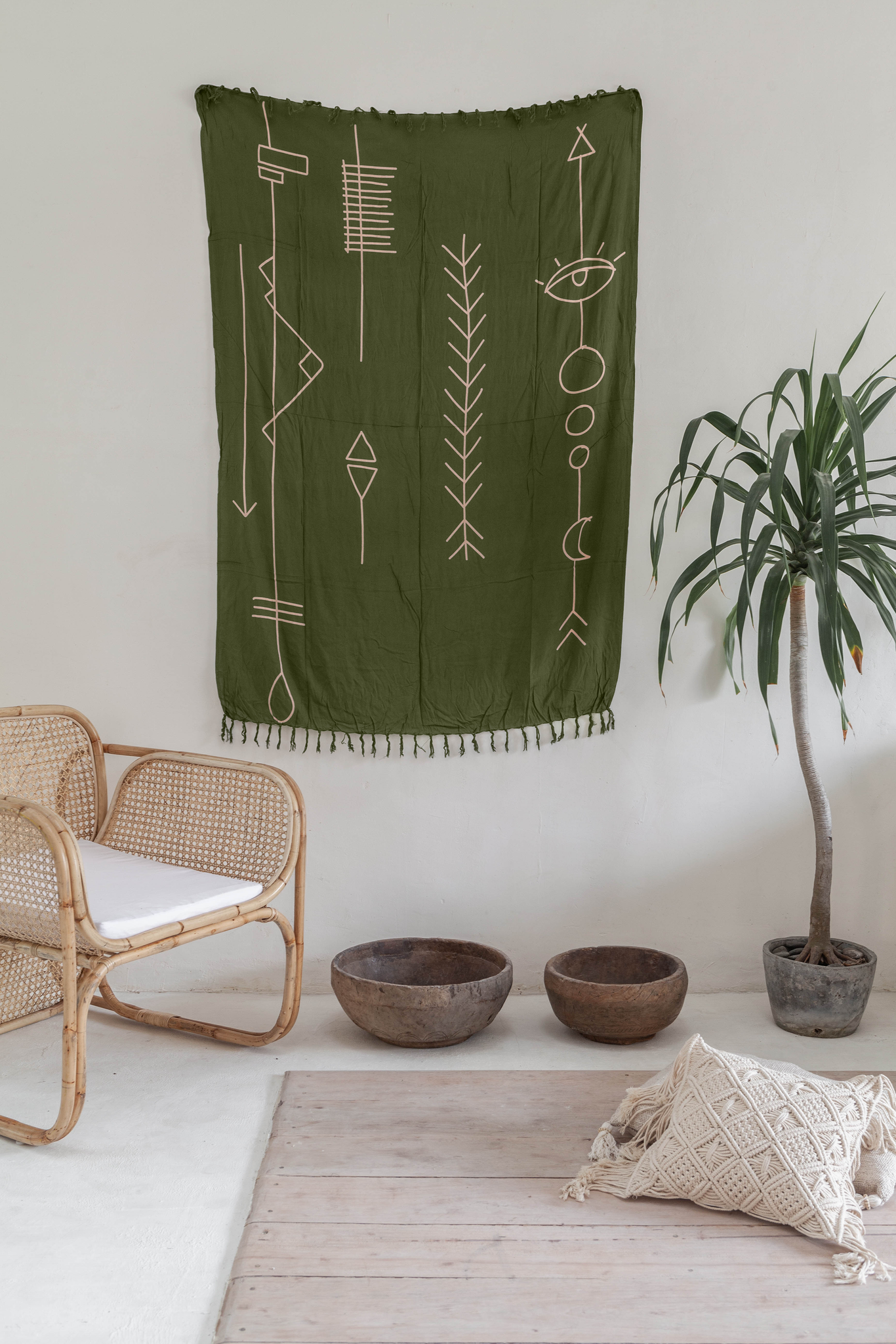 Abstract Tapestry: Dusty Rose