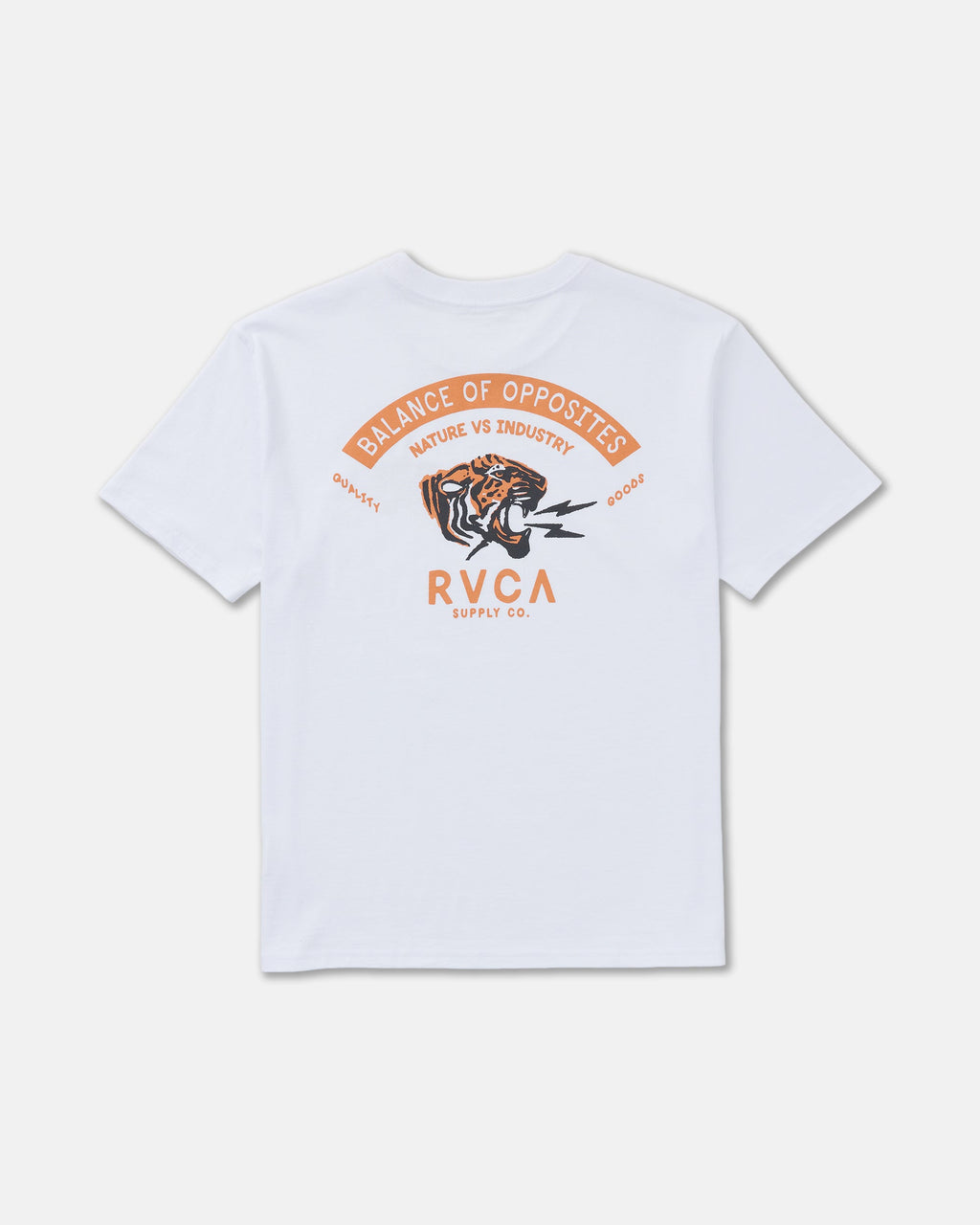 RVCA Bengal Supply Tee White back