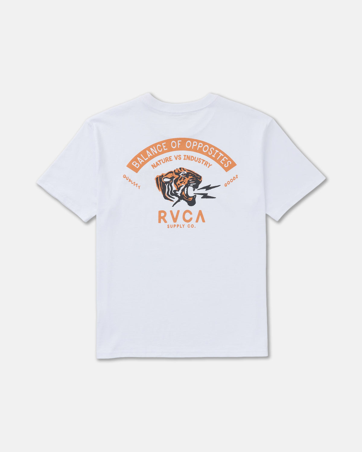 RVCA Bengal Supply Tee White back
