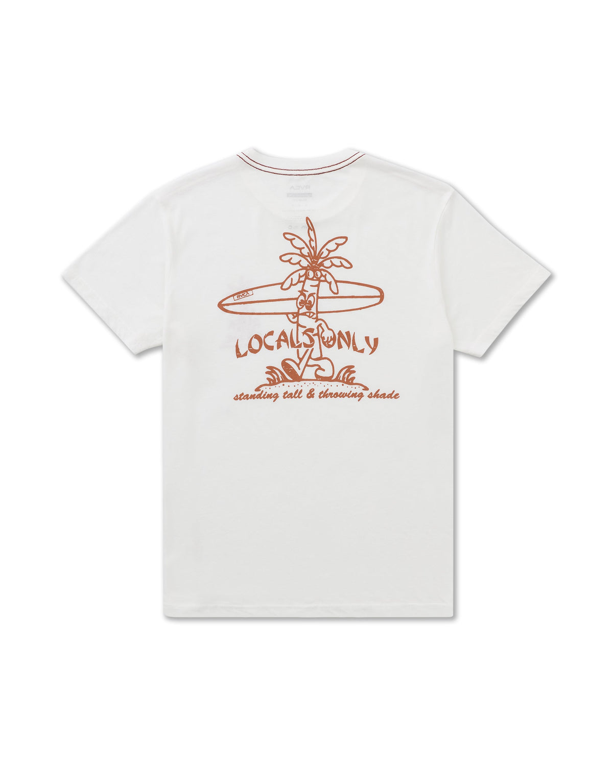 RVCA Mad Local SS Tee Antique White back