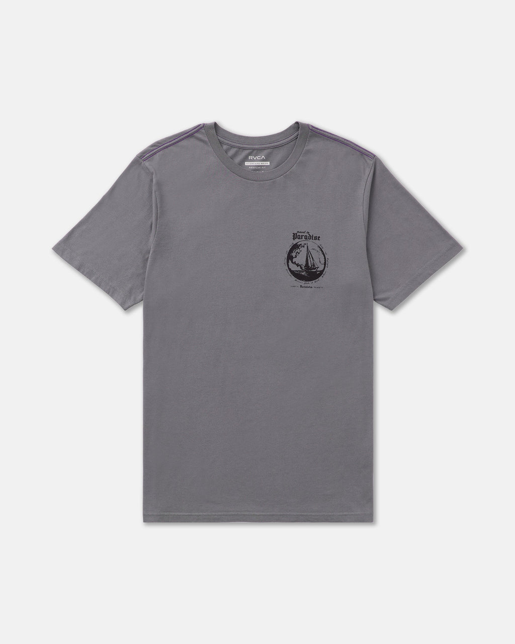 RVCA Endless Journey SS Tee Smoke front