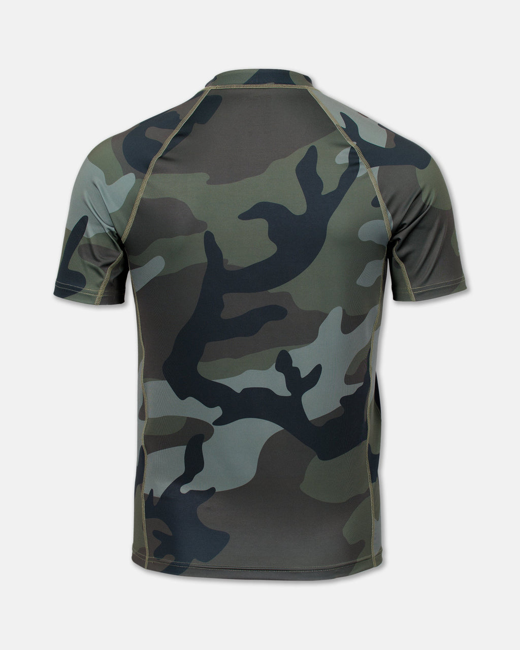 RVCA Short Sleeve Rashguard Camo back
